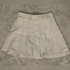 Urban Planet White Pleated Skirt
